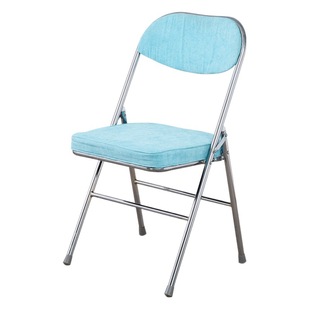 Vintage Folding Chair Corduroy Backrest Chair Backrest Dining Chair Home Dormitory Bedroom Computer Chair Cyber Popular Photo Chair