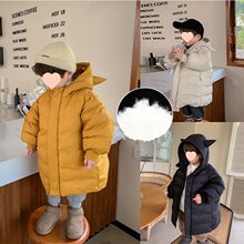 男童外套秋冬款2025新款冬季厚棉服宝宝加绒加厚棉衣棉袄童装