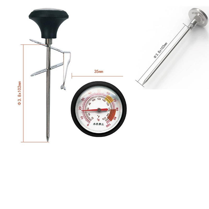Thermometer stainless steel, coffee pot
