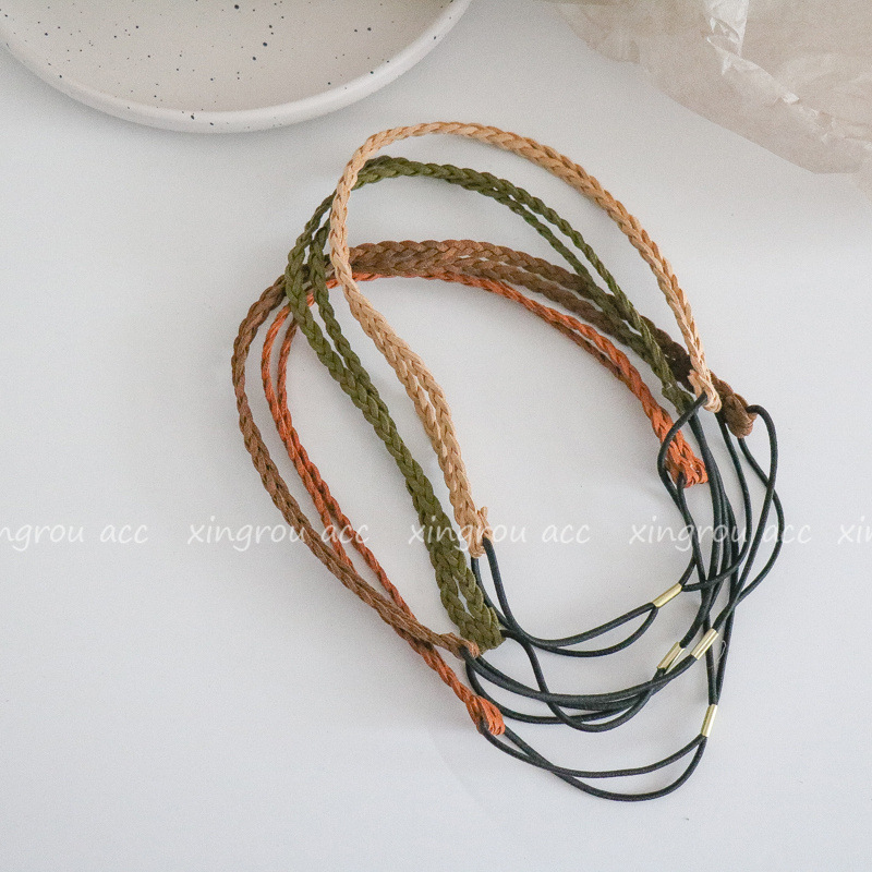 Bohemian National style double woven twist high stretch yoga wash face movement hair band headband headband headband Bohemian National style double woven twist high stretch yoga wash face movement hair band headband headband headband
