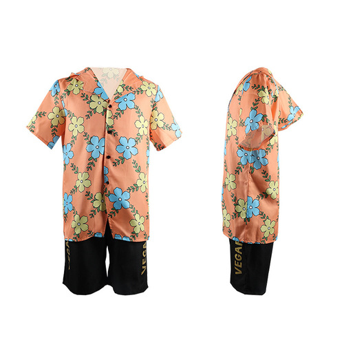 Pirate King cosplay new anime episode egg head Sanji cosplay ACG future island summer casual beachwear