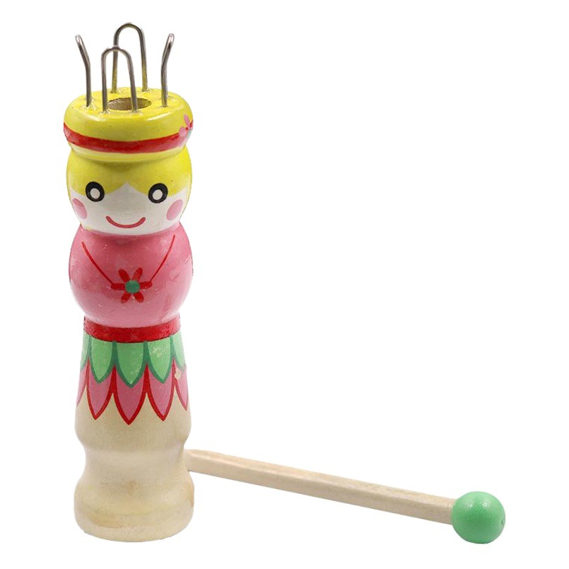 Herramientas de tejido de madera patrón pintado a mano herramientas de mano mini máquina de tejer Amazon AliExpress