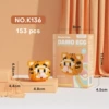 K136 Daruma Egg Little Tiger 153PCS