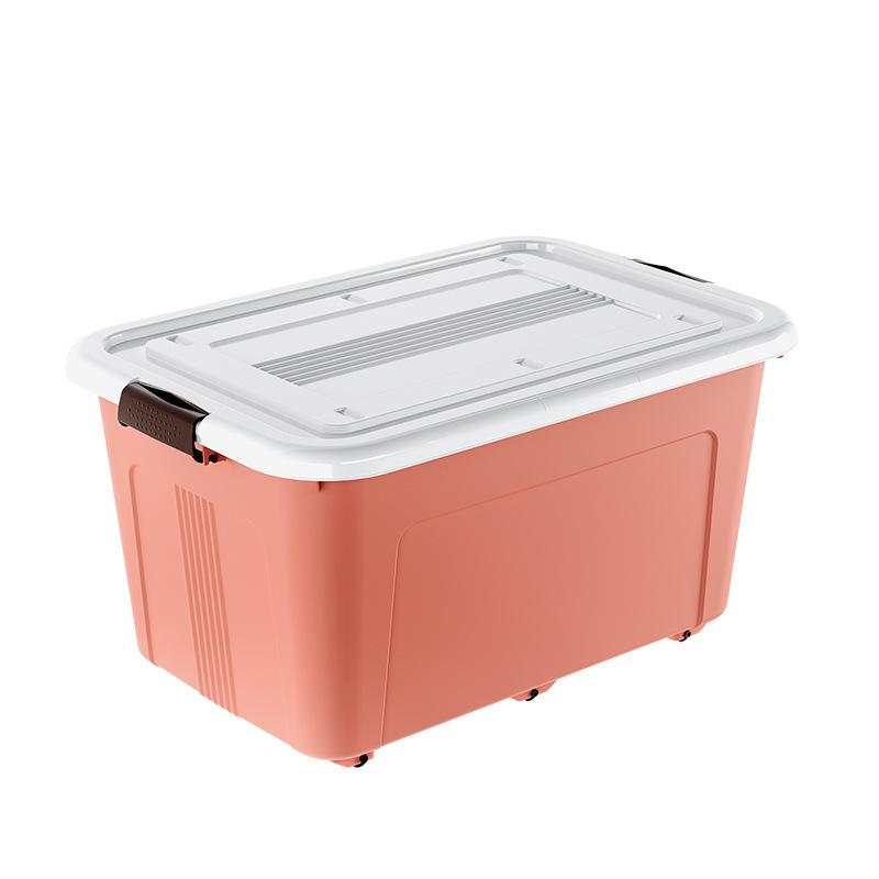 衣類収納ボックス、特大プラスチック収納ボックス、家庭用収納ボックス、車のトランク収納ボックス、ターンオーバーボックス|undefined