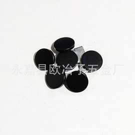福建工厂直供现货批发四合扣锌合金哑黑色单面板扣五金服饰配件