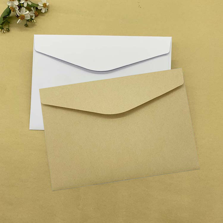 No. 2 Carta de invitación Tarjeta de felicitación Bolsa de sobre Impresión Publicidad de la empresa Sobres de estilo occidental engrosados Sobres blancos