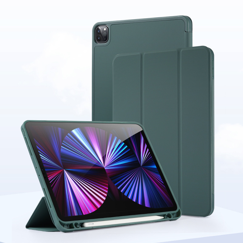 iPad 新型に適したサイドステッカー 70% off スタックタブレットスタンド保護ケース、ペンスロット付きシリコンソフトボトム保護ケース|undefined