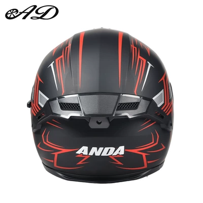 Motosiklet kaskı (dəbilqə): Helmet Men's Motorcycle Full-Face Helmet