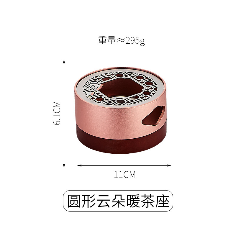 温茶炉ろうそく加熱台座が精巧で透かし彫りされた茶道が小さくて豪華で暖かい茶炉日本式ホテルレストランが業務用です。|undefined