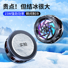 跨境新款AL11手机散热器结冰磁吸半导体制冷可背夹游戏直播降温器