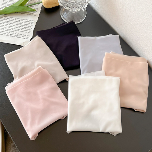 Like a mask, ultra-thin summer flying, bare sense breathable cotton crotch, girl's simple women's invisible triangle underwear