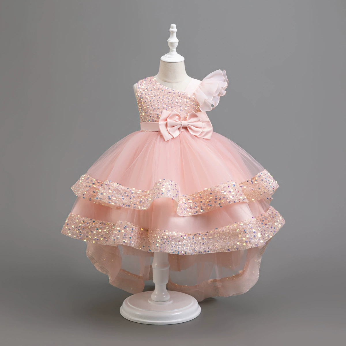 Small princess costume, nail sequins, shiny soft cloth
