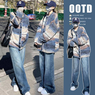 -in stock pregnant women autumn and winter cardigan coat