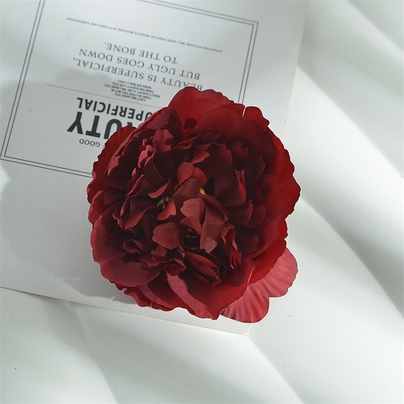 10センチの牡丹の花は花の頭を模倣しています。|undefined