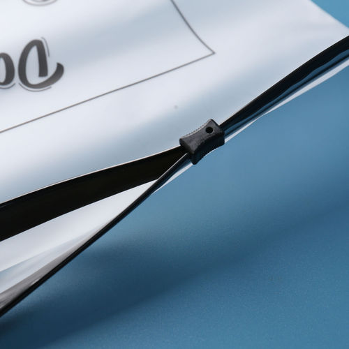 Transparent CPE Zipper Bag for Clothing, Zipper Pouch for Clothes, Underwear and Socks, Sandpaper Zipper Bag with Custom Logo Printing