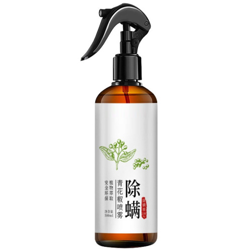 Green Zanthoxylum bungeanum mite removal spray Green Zanthoxylum bungeanum mite removal spray No-rinse mite removal agent for pregnant and infant use mite removal liquid manufacturer wholesale