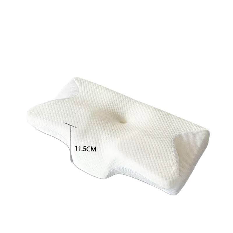 跨境亚马逊蝶形颈椎专用枕头枕芯护颈椎助睡眠记忆棉慢回弹枕头芯|undefined