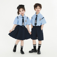 男女童兔子警官套装夏装儿童洋气幼儿园班服六一演出表演服装校服