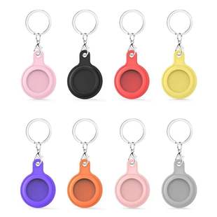 airtag Silicone Protective Case for Apple Anti-lost Bluetooth Locator Tracker airtag Silicone Case