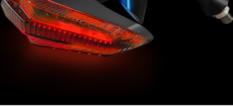 Motorcycle LED Turn Signal Electric Vehicle Warning Light Running Water Breathing Turning Direction Light Corner Light Direction Light