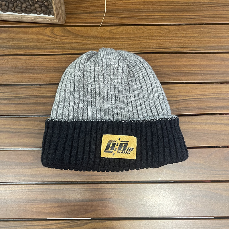 2023 Warm Winter Thickened Woolen Trendy New Dual Use Knitted Hat Men's Headband_voghion.com