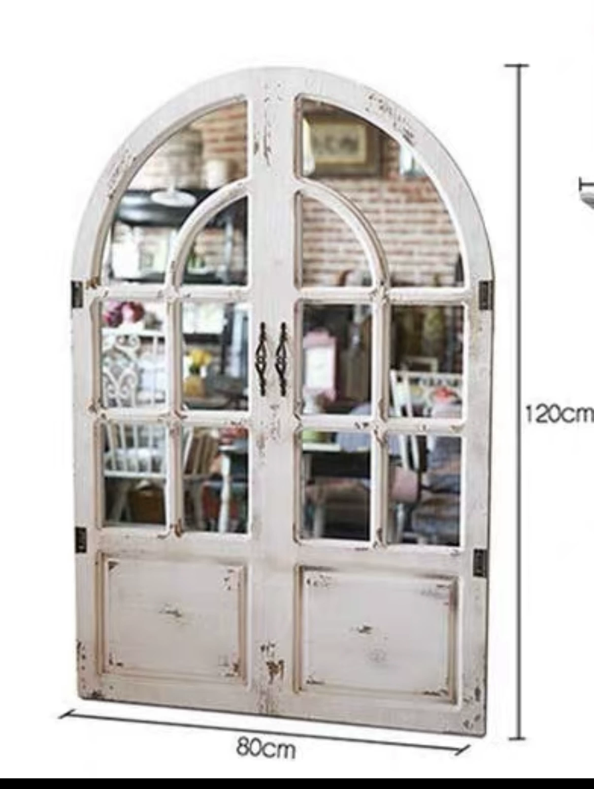 Балкон, подвесной экран, двор, сад, небольшое пространство, крытое зеркало из цельного дерева, перегородка, искусственное окно