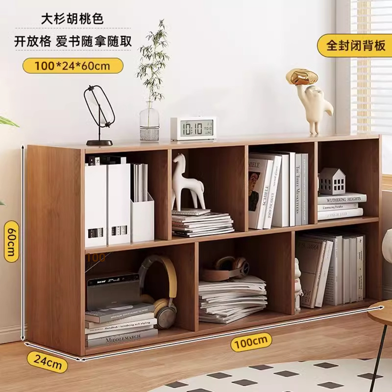 Estante de libro Estante de piso Gabinete combinado sala de estar Gabinete de almacenamiento doméstico Gabinete de almacenamiento Gabinete de exhibición de dormitorio Gabinete de libros simple