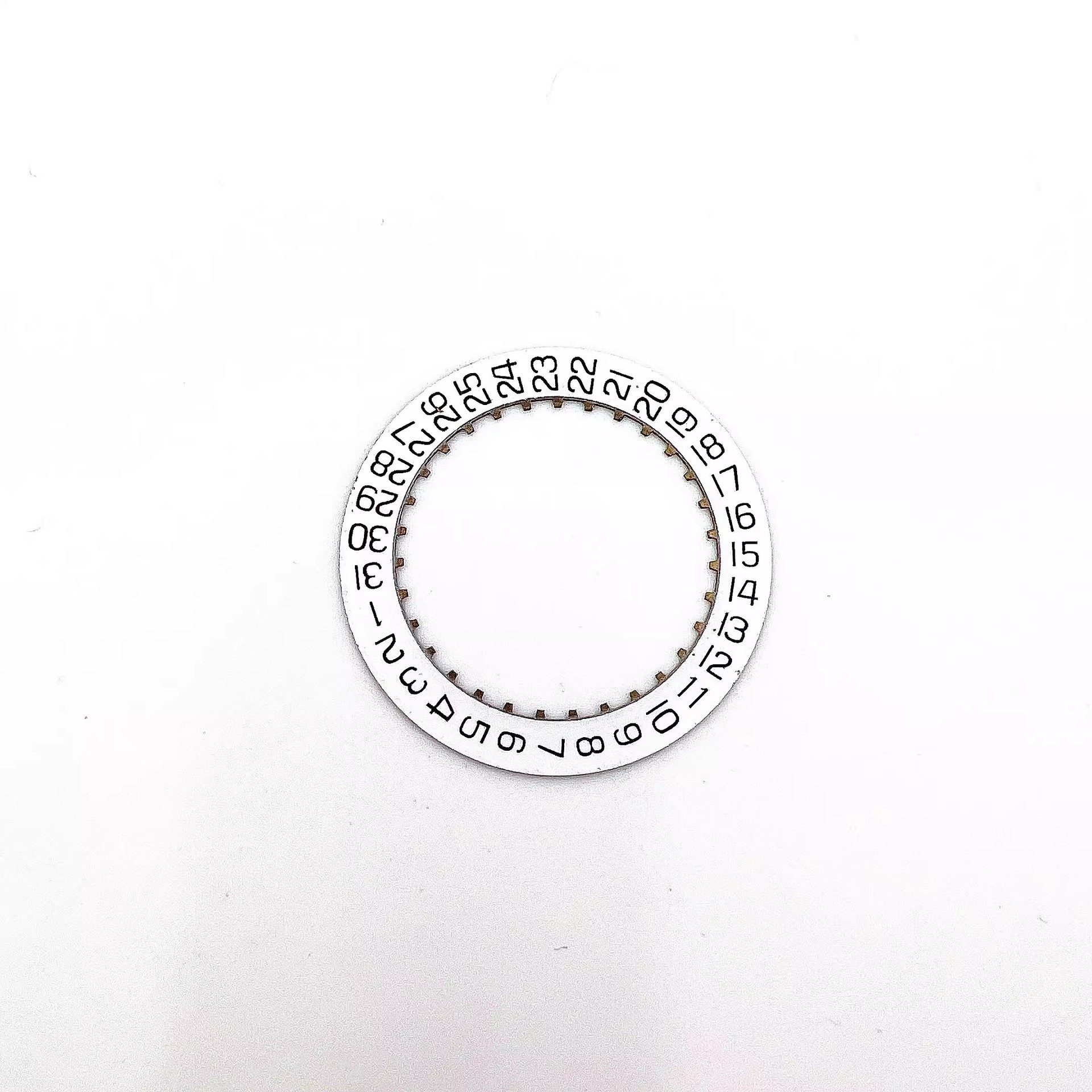 手表配件 瑞士ETA通用 2824 2892-2机芯日历盘 黑字白面日历盘