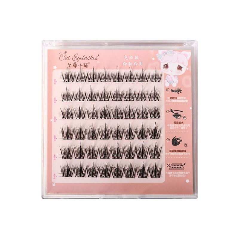 Three dimensional children's false eyelashes, comics, in 5d format, adds volume