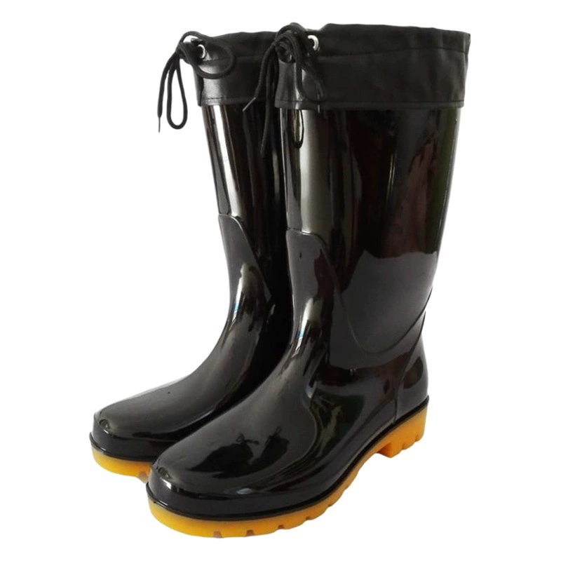 Мужские хлопковые резиновые сапоги средней длины, нескользящая износостойкая Водная обувь, съемные теплые резиновые сапоги двойного назначения, оптом, резиновые сапоги