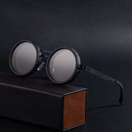 ND9档可调减光墨镜高清偏光钓鱼防晒太阳镜手动减光旋转镜片眼镜