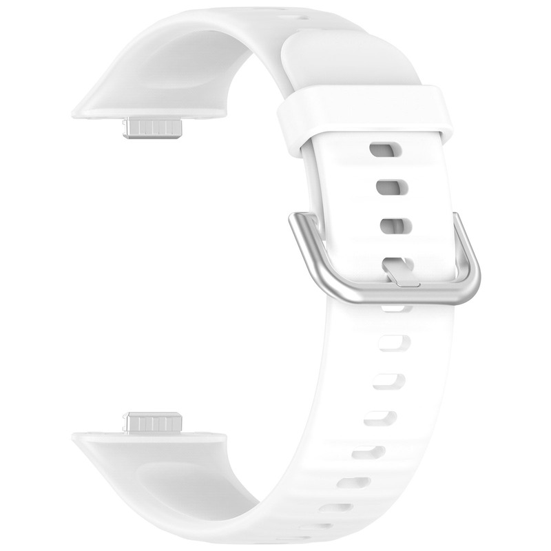 適用華為watchFit4/watchfit3シリコン銀バックルバンド|undefined