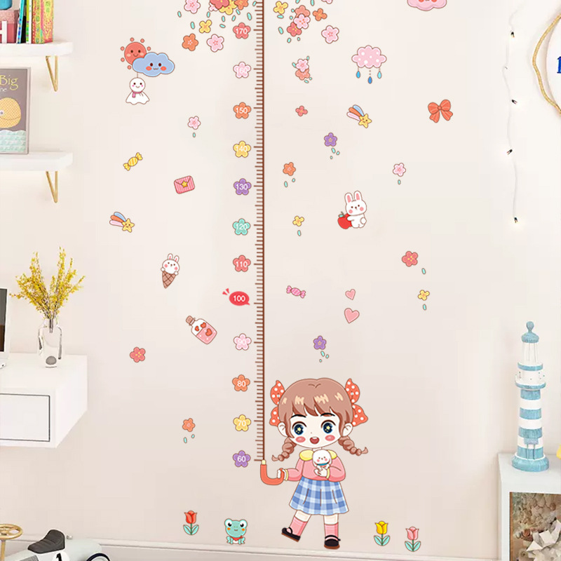 Height Stickers for Children's Home Removable Wall Stickers Self-Adhesive Decorative Creative Measurement Stickers Children's Custom Stickers Manufacturer