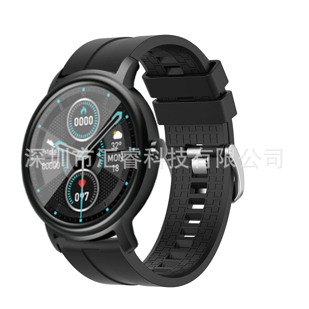 Подходят для Xiaomi Xiaosun Watch Mibro Air 20mm клетчатый элегантный силиконовый ремешок