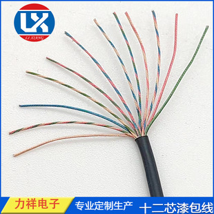Production Line Material Manufacturer 12-Core 10-Core 9-Core Bluetooth Headphone Cable Tpe/Pu Enameled Wire with Tin on Both Ends 8*0.08