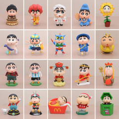 クレヨンしんちゃん野原新之助マクドナルド済公登校財神仏祖しんちゃんフィギュア置物