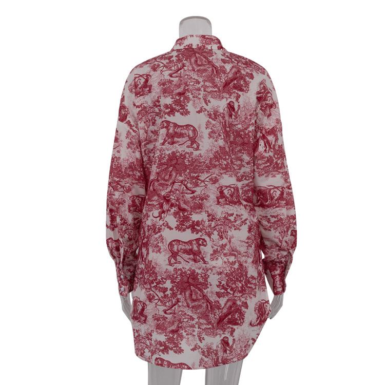 436g Weight Long Sleeve Sleeve Length Polyester Fabric Type Shorts Co-ord Set Sets Type 3 Pieces Set Quantity Holiday Occasion V Neck, Turndown Neckline Loose Fit Type Animal, Plant Pattern Summer, Spring Season Women's Gender Printing, Button Design Vintage Style, Streetwear Style Holiday Women's Vintage Style Streetwear Animal Plant Polyester Printing Button Shorts Co-ord Set Shorts Sets 6