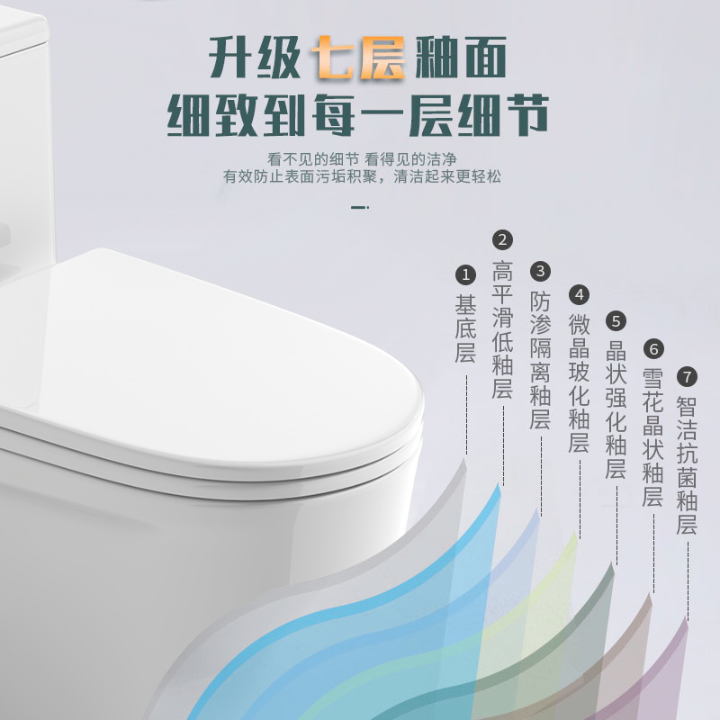inodoro común de Chaozhou tipo sifón de gran calibre de bombeo de inodoro de tubería completa de vidrio inodoro asiento de inodoro