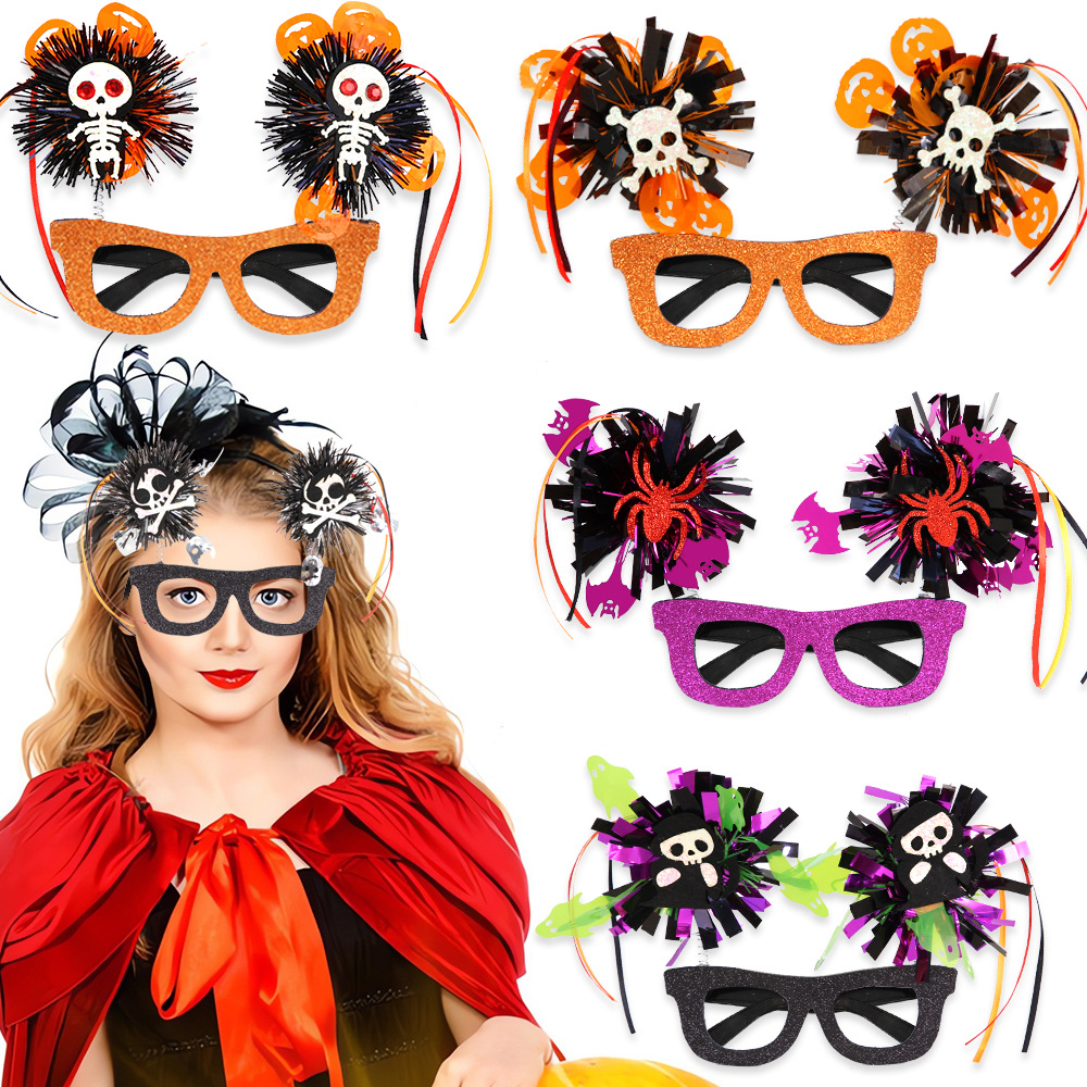 Nuevas gafas de Halloween transfronterizas gafas de bolas de color Bo Bo
