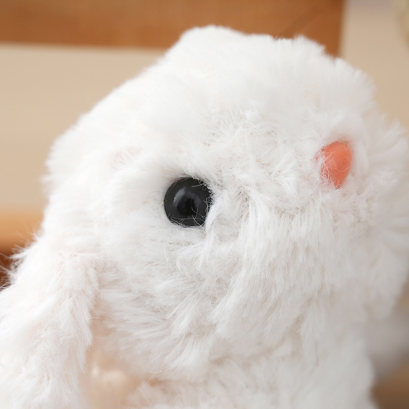 垂耳ウサギのぬいぐるみ、ウサギのフィギュア、子供の癒し系おもちゃ、布製人形、誕生日プレゼント、バッグ飾り、可愛いウサギ|undefined