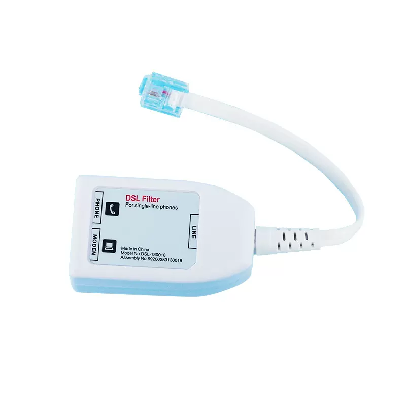 130018 ADSL双孔语音宽带信号分离器 RJ11语音分离器 带线分配器