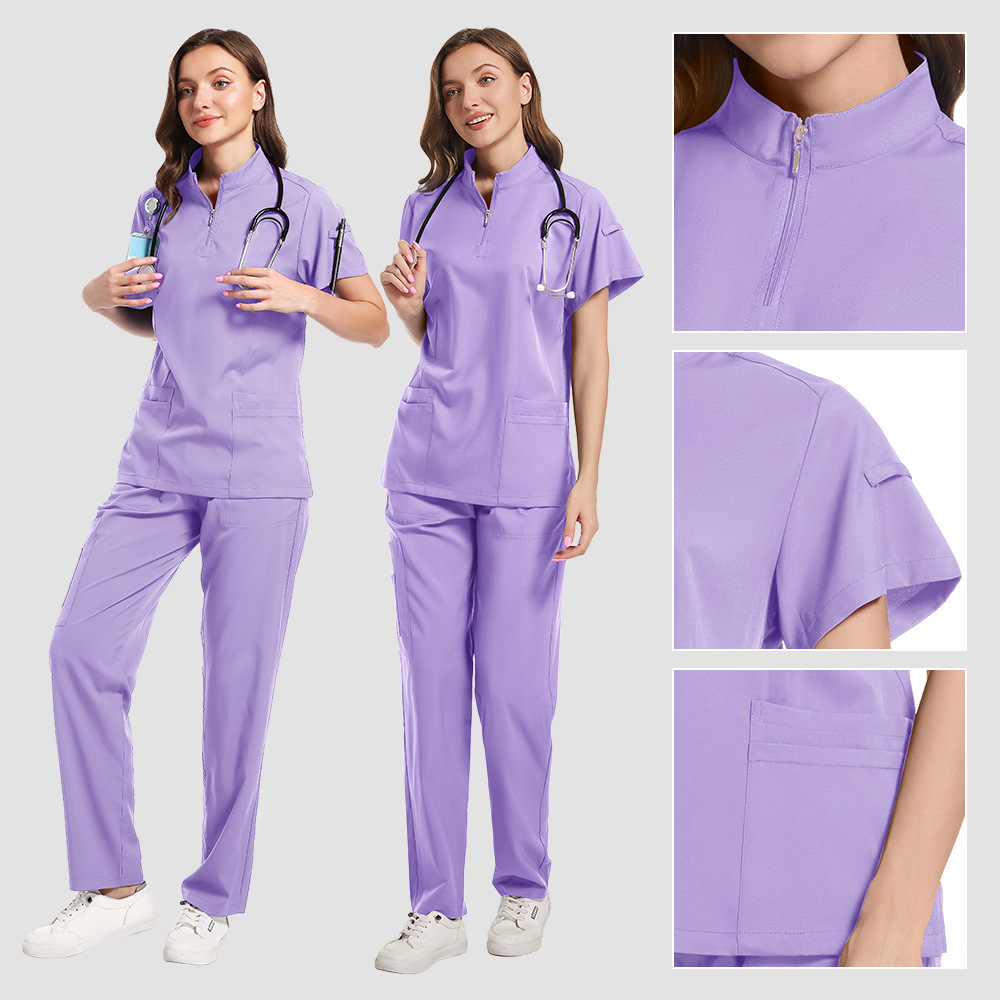 新品男女宠口腔医生护士医疗护理服洗手衣分体套装短袖刷手衣工作