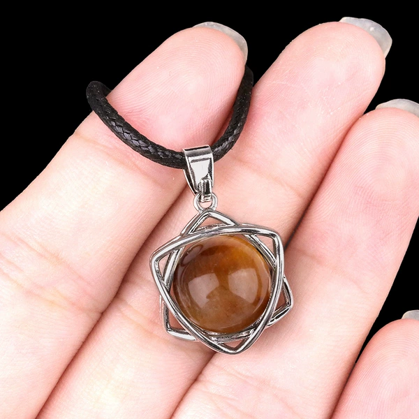 Tiger Eye Stone (Silver)