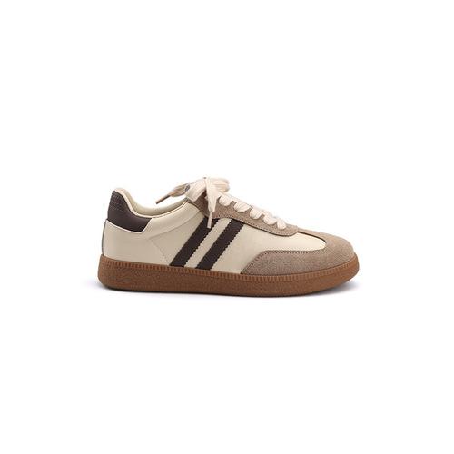 Luji retro moral training shoes women's  spring new flat bottom Internet celebrity versatile casual sports sneakers ins