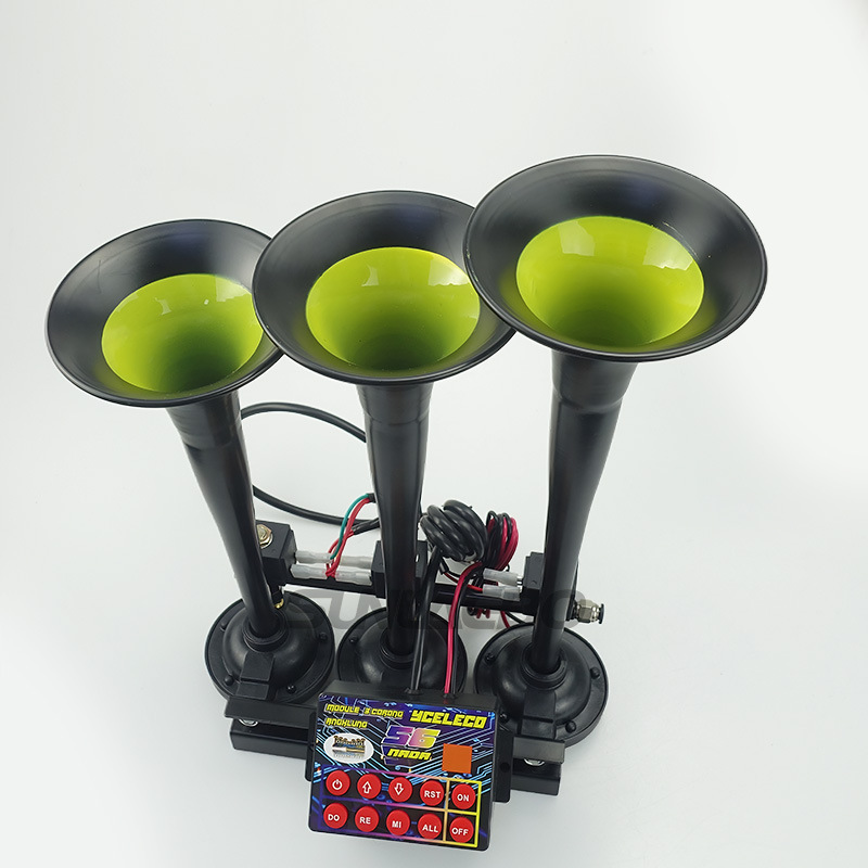 Fabricante directo para automóviles, camiones, 56 tonos, tres tubos de música, altavoces de control eléctrico de aire, metal image 3