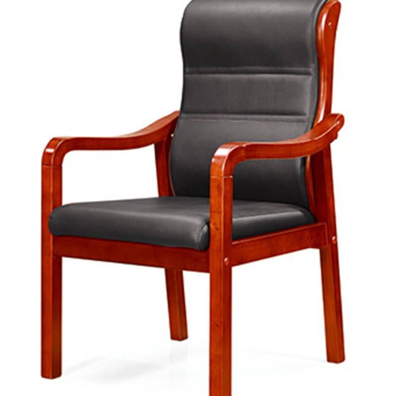 Solid Wood Office Chair, Comfortable Armrest and Backrest for Long Periods of Sitting, Home Sofa Chair, Computer Chair, Elderly Chair, Mahjong Conference Chair