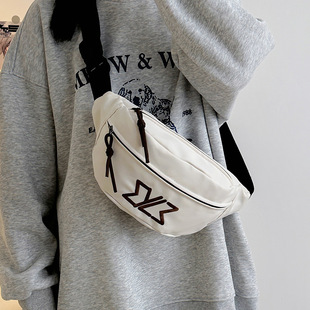 Chest Bag Women's Instagram Popular Brand All-match Crossbody Bag Boys Casual Waist Bag Single Shoulder Bag New Cycling Sports Small Satchel