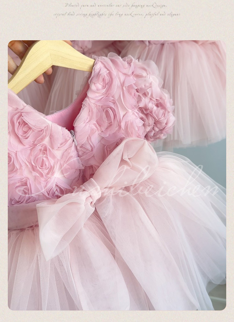 Robe de princesse pour fille pour mariage et cérémonie chic_voghion.com