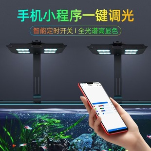 Full-Spectrum Smart Fish Tank Light Exposes Algae, Moss and Brightens Water Grassland Ecological Stream Tank