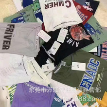 1元摆地摊男装夏季外贸宽松棉体t恤短袖menT恤地摊货源衣服跨境货
